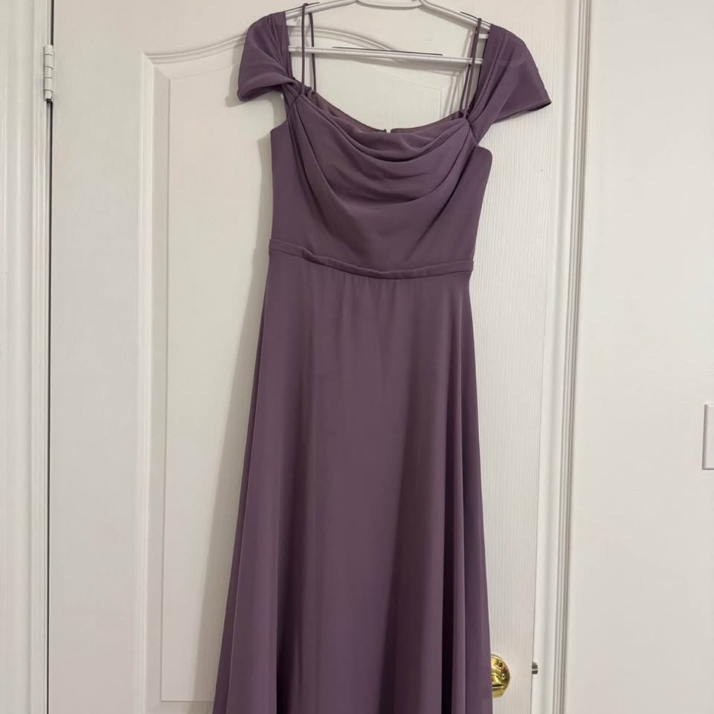 Lavender Off-Shoulder Women’s Dress